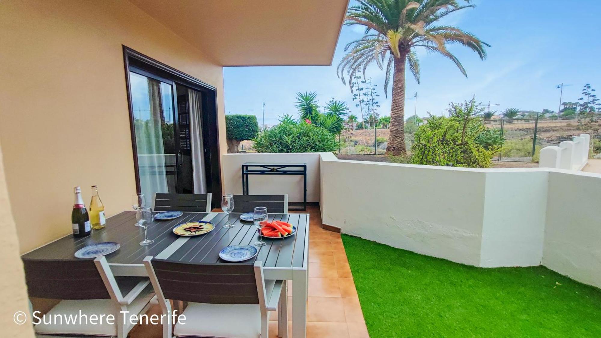 Spacious Apartment With Private Garden In Tenerife South Сан-Мігель-де-Абона Екстер'єр фото